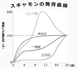 スキャモン発育曲線